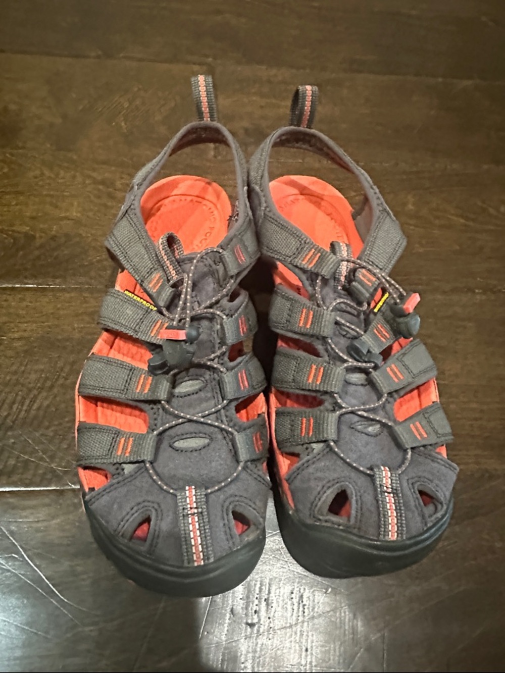 Keen Gray and Orange Outdoor Sandals